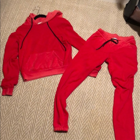 Cotton Citizen Red Track Pants - Picture 5 of 5